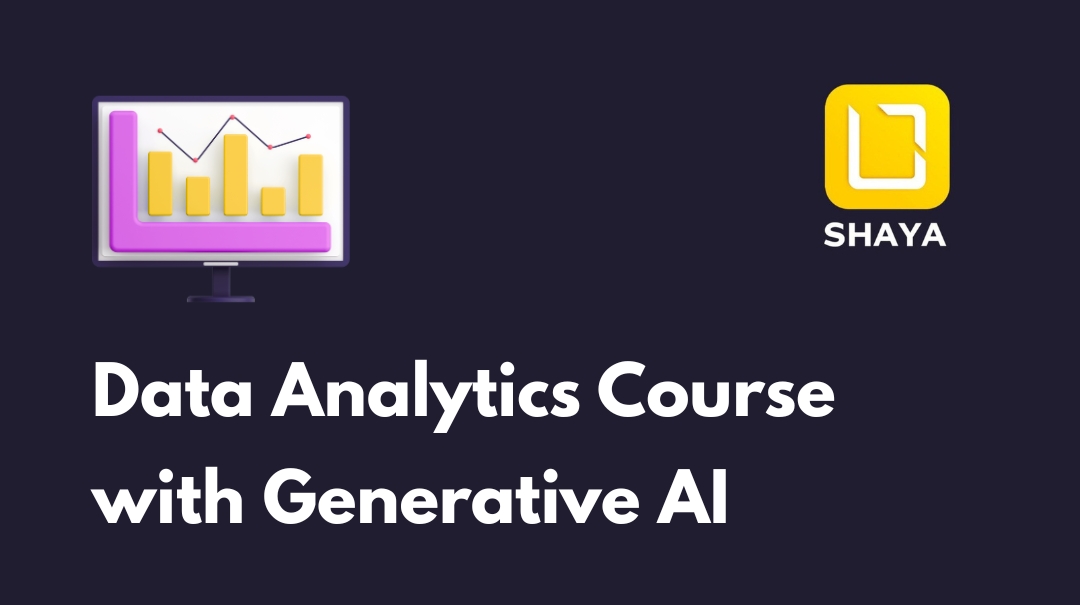 Data analytics course with generative AI